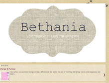 Tablet Screenshot of bethaniascorner.blogspot.com