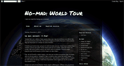 Desktop Screenshot of nomadworldtour.blogspot.com