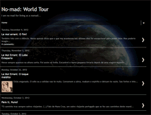 Tablet Screenshot of nomadworldtour.blogspot.com