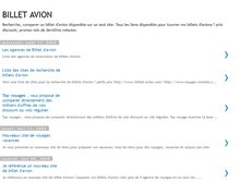 Tablet Screenshot of billet-avion.blogspot.com