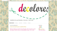 Desktop Screenshot of decoloresdeco.blogspot.com