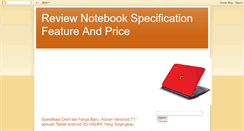 Desktop Screenshot of notebook-reviewku.blogspot.com