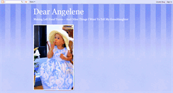 Desktop Screenshot of dearangelene.blogspot.com