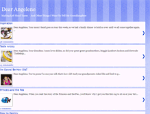 Tablet Screenshot of dearangelene.blogspot.com