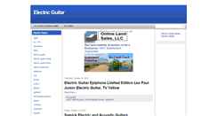 Desktop Screenshot of el-guitars.blogspot.com