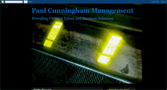 Desktop Screenshot of paulcunninghammanagement.blogspot.com