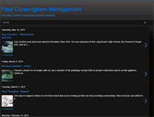 Tablet Screenshot of paulcunninghammanagement.blogspot.com