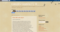 Desktop Screenshot of catedragestion1.blogspot.com