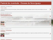 Tablet Screenshot of pjdiocesenovaiguacu.blogspot.com