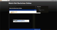 Desktop Screenshot of bolbachchanfullmovie.blogspot.com