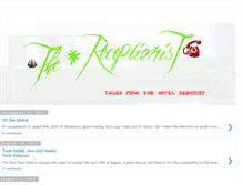 Tablet Screenshot of ilreceptionist.blogspot.com