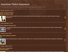 Tablet Screenshot of americanvisitorinsurance.blogspot.com