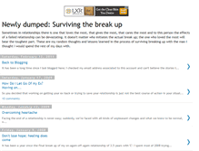 Tablet Screenshot of newlydumped.blogspot.com