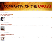 Tablet Screenshot of communityofthecross.blogspot.com