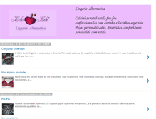 Tablet Screenshot of lolalelelingerie.blogspot.com