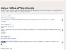 Tablet Screenshot of magos-biologis.blogspot.com