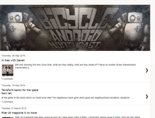 Tablet Screenshot of bicycleandroid.blogspot.com