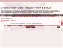 Tablet Screenshot of geezoneholisticmassagehealthbeauty.blogspot.com