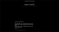 Desktop Screenshot of game-center-online.blogspot.com