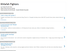 Tablet Screenshot of khilafah-fighters.blogspot.com