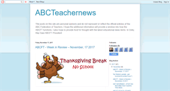 Desktop Screenshot of abcteachernews.blogspot.com