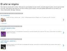 Tablet Screenshot of elarteserespira.blogspot.com
