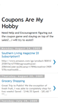 Mobile Screenshot of couponsaremyhobby.blogspot.com