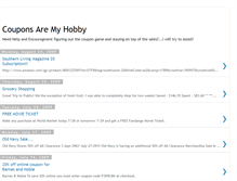 Tablet Screenshot of couponsaremyhobby.blogspot.com