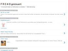 Tablet Screenshot of fremdgesteuert.blogspot.com