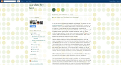 Desktop Screenshot of calculatemylove.blogspot.com