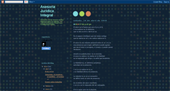 Desktop Screenshot of juridicaintegralasesoria.blogspot.com