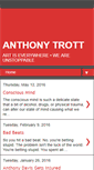 Mobile Screenshot of anthonytrott.blogspot.com