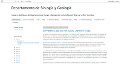 Desktop Screenshot of biologiaygeologiaiel.blogspot.com