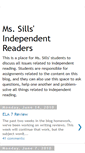 Mobile Screenshot of mssillsindependentreaders.blogspot.com