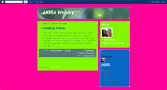 Desktop Screenshot of akiraweblog.blogspot.com