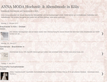 Tablet Screenshot of annamoda-koeln.blogspot.com