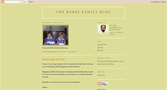 Desktop Screenshot of bobelfamily.blogspot.com