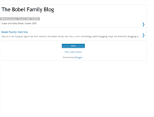 Tablet Screenshot of bobelfamily.blogspot.com