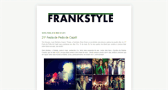 Desktop Screenshot of frankstyle.blogspot.com