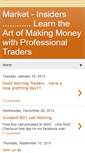 Mobile Screenshot of market-insiders.blogspot.com