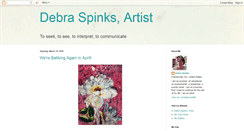 Desktop Screenshot of debraspinksartist.blogspot.com