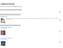 Tablet Screenshot of clabartevisual.blogspot.com