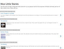 Tablet Screenshot of nicelittlestories.blogspot.com