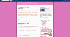 Desktop Screenshot of beccaswonderfulworld.blogspot.com