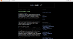 Desktop Screenshot of informes-nt.blogspot.com