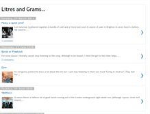 Tablet Screenshot of litresandgrams.blogspot.com