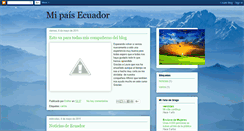 Desktop Screenshot of mipaisecuador-esther.blogspot.com