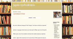 Desktop Screenshot of japannyelv.blogspot.com