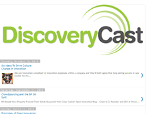 Tablet Screenshot of discoverycast.blogspot.com