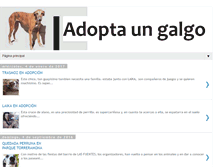 Tablet Screenshot of adoptagalgozaragoza.blogspot.com